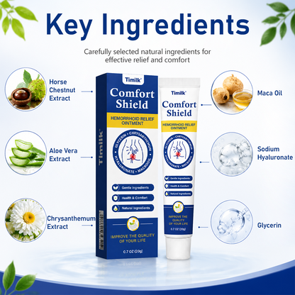 Timilk® ComfortShield Hemorrhoid Relief Ointment