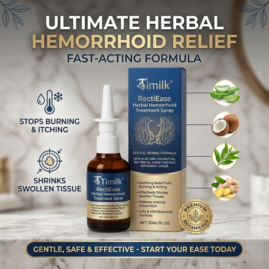 Timilk® RectiEase Herbal Hemorrhoid Treatment Spray.