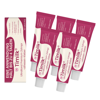 Timilk® UltraBond Premium Denture Adhesive 🔥 FDA Certified (Clinically Proven 4-Day Hold for Secure, Comfortable & Zinc-Free Denture Fit 🦷)🔥